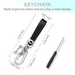 for Ford Key Fob Cover with Keychain Full Protection Durable ABS Carbon Fiber