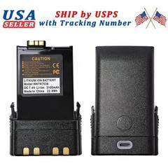 NNTN7038 USB-C new Battery 3100mAh For Motorola APX6000Li Portable Two Way Radio