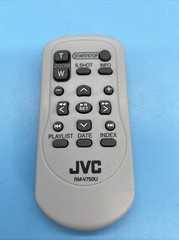 JVC Camcorder Remote Control / RM-V750U / with Battery / Used /Made in Indonesia