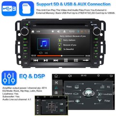 Car Radio Stereo CD DVD Player Carplay For GMC Chevrolet Yukon Silverado Tahoe