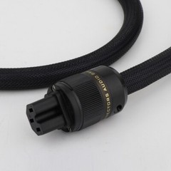 Audiophile Silver Plated HIFI Audio US AC Power Cable Pure Copper Power Cord