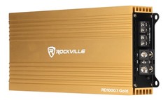 Rockville RD1000.1 Gold 1000w RMS @ 1 Ohm (4000w Peak) Mono Amplifier Car Amp