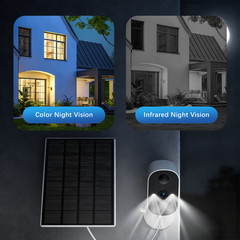 XVIM 4MP Wireless Security Camera 2K WiFi Battery Surveillance Camera Outdoor