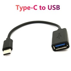 USB C To USB Adapter Type C OTG Extension Cable USB C Male To USB 2.0 A Female