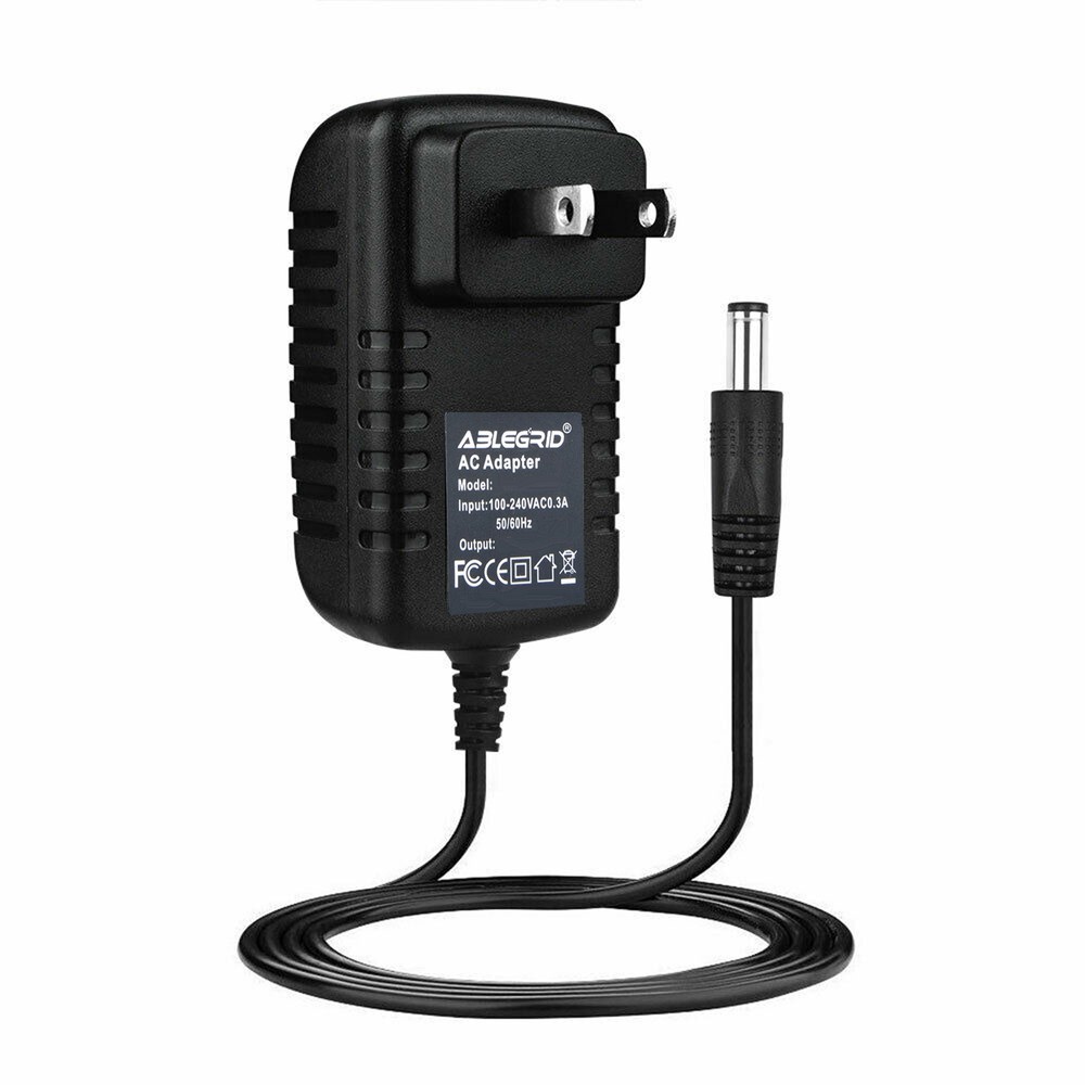 DC 9V 500mA Switching Power Supply Adapter Reverse Polarity Negative Inside 0.5A