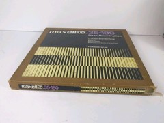 Maxell UD 35-180 Sound Recording Tape 3600′ 10.5 Metal Reel to Reel Used