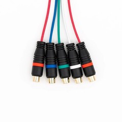 6ft 5x RCA YPbPr Component Extension Cable – HD Retrovision