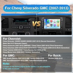 AWESAFE Android Car Stereo for Chevy Silverado 2007-2013, GPS, Bluetooth, CarPla