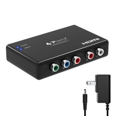 Portta Component To Hdmi Converter, Ypbpr Rgb + R/l Audio To Hdmi V1.3