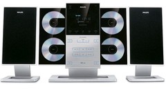 Philips Mcm298/37 Micro System China 4-Disc CD MP3 FM Player Wall Mounted Audio