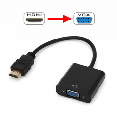 HDMI Male to VGA Female Video Cable Converter Adapter For PC Monitor 4K 3.0