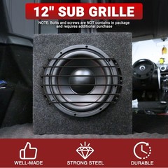 Metal Car Bar Grille Audio 12 Inches Speaker Subwoofer Grill Grille Cover 6 B