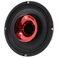 Audiopipe Pair of 6.5″ 150W RMS 4 Ohm Red EyeCandy Compression Loud Speakers
