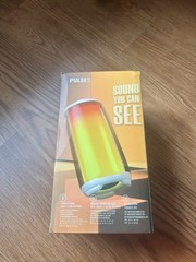 JBL Pulse 5 Portable Bluetooth Waterproof Speaker, Multicolor Cylindrical