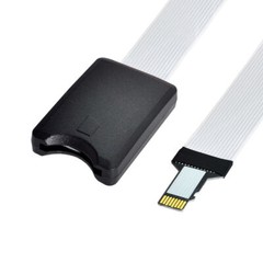 Micro-SD TF Memory Card Kit Male to SD Female Soft Flat FPC Cable Extender SDTF