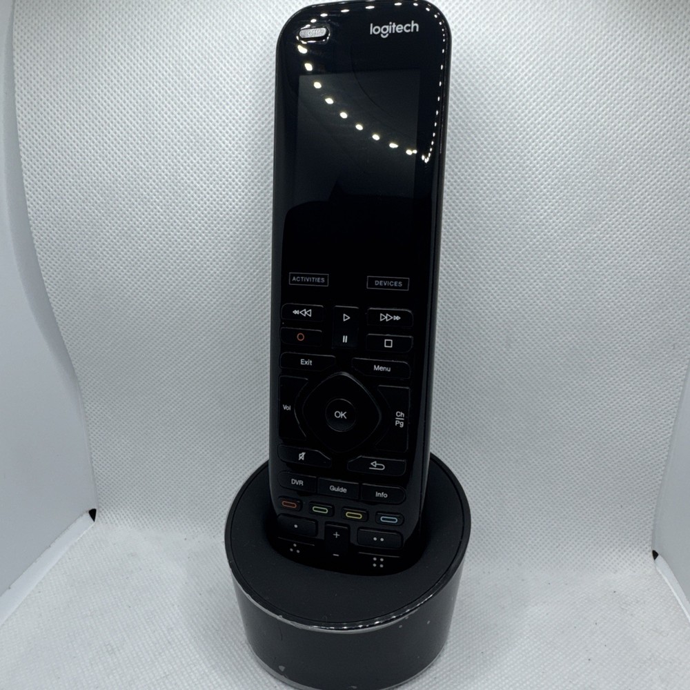 Logitech Harmony Elite Universal Remote Control & Charging Cradle NO HUB tested