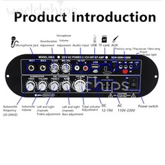 D800 Bluetooth 5.0 Digital Amplifier Board 2.1 Channel 50W*2+100W High Power Out
