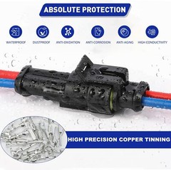 325/708Pcs 1-6 Pin Car Automotive Waterproof Electrical Wire Connectors Plug Kit