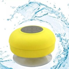 Waterproof Wireless Bluetooth Handsfree Mic In-Car / Shower Mini Suction Speaker