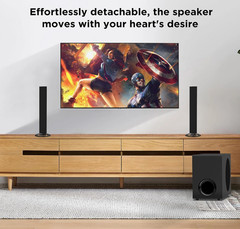 Cowin SoundBar for Smart TV, 120W Output with Subwoofer, Bluetooth 5.0, 3