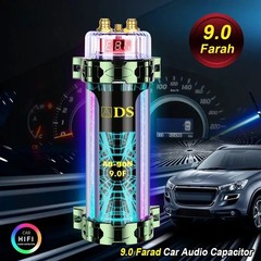 Car Audio Capacitor 9.0/5.0 Farad Power Stabilizer for Car Amplifier & Subwoofer