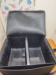 Vintage Cd/ Dvd Carry Case 28 Total Games,videos, Music Nylon Case