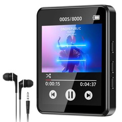 2.5 inch Full Touch Screen Bluetooth 5.3 HIFI Android MP3 Music MP4 Video Player