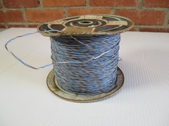 Thermax 22 AWG Stranded SPC Hookup Wire PTFE Teflon Blue Brown White NOS 22gauge