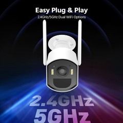 ANNKE 5MP PTZ Wireless Security Camera 20X Optical Zoom Two-Way Talk Auto Track