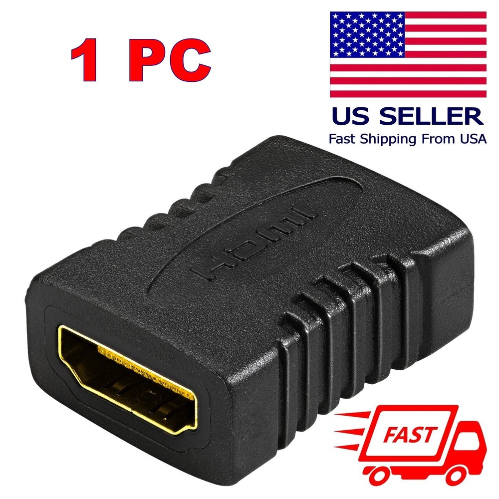 HDMI Female to Female Coupler Connector Extender Adapter Cable HDTV 1080P 4K