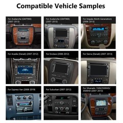 8″ 2+32G Car Radio For Chevrolet Silverado 2007-2013 Apple Carplay Android 15 BT