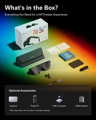RayNeo Air 3s Pro AR/XR Glasses -201” 1200 Nits 120Hz HueView 2.0 Video Display