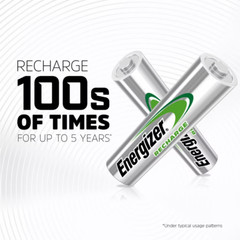 Energizer Battery Charger Plus 12,8,4 Power Plus AA NiMH Rechargeable Batteries