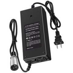 Fast Charger for 36V Lithium Battery, XLR Plug