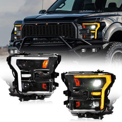 2015-2017 F150 2017-2020 Raptor Projector Headlight Pair–Compatible
