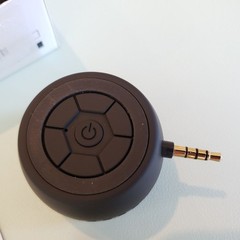 Ultra-Compact Portable 3.5mm Mini Plug-In Capsule Speaker (Black)