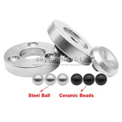 4x 46mm Stainless Steel Speaker Spike Pad Damping Steel Ceramics Ball Stand Feet