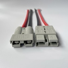 2 PCS 8AWG Cable 50A Connectors For LiFePO4 Battery M8 Terminal 1.64 Ft