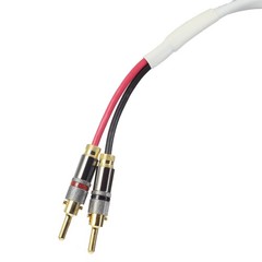 Blue Jeans Cable Blue Jeans Ten White Speaker Welded Terminations – For