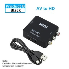 HDMI to RCA AV CVBS Video Converter Adapter 1080P NTSC PAL for TV DVD VCR PC