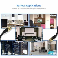Cat 8 Ethernet RJ45 LAN Cable Super Speed 40Gbps Network Router Patch Cord Lot