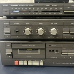 Pioneer DC-101Z Stereo Cassette Tape Deck/Amplifier & TX101ZL Tuner