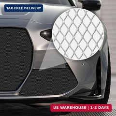 40×13″ Car Grill Mesh for Bumper,Cuttable Metal Mesh Grill with 3x6mm Diamond Sh