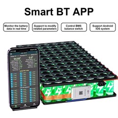 JK Smart BMS 4S-8S 12V-24V 200A Li-ion LiFePo4 BMS 2A ActiveBalance BT/RS485 Lot