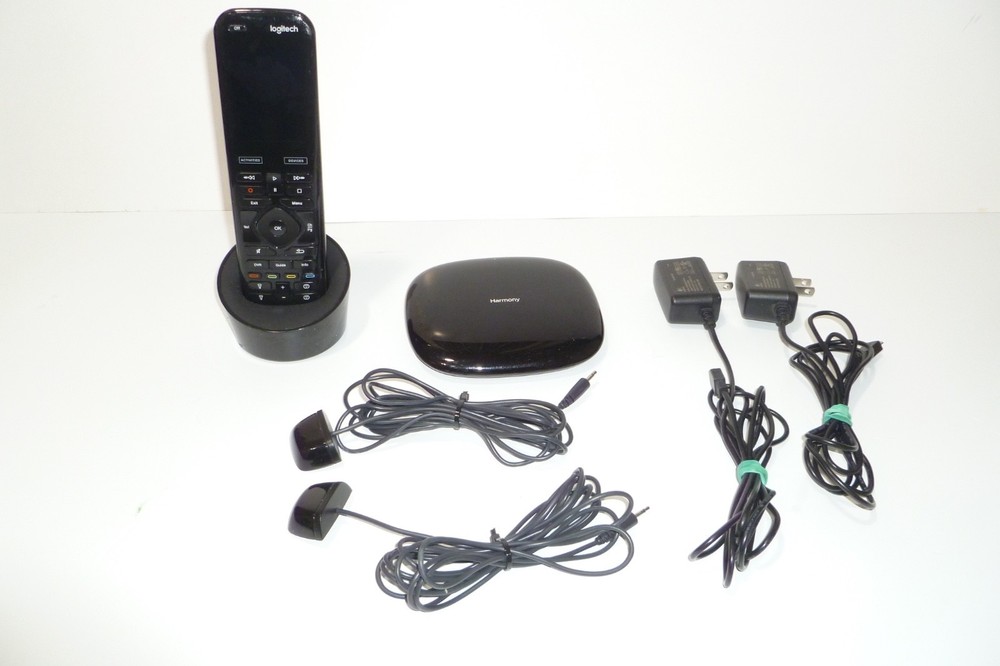 Logitech Harmony Elite Remote Control System N-R0010/ Hub O-R004 / 2 IR Sensor