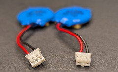 FDK ML2430 3V Rechargeable Lithium Coin Cell Batteries 2-Pin Connector