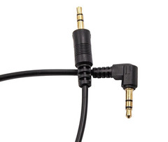 30cm Gold Plated 3.5mm to 3.5mm Jack to Jack Audio Cable Lead Short Aux Car