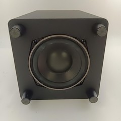 SD08 Wireless Subwoofer Black 5.5in 40W 4 Ohm Home Theater Speaker Audio System