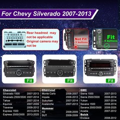 5G WiFi Upgrade Car Radio for GMC Sierra, Chevy Silverado 1500/2500/3500