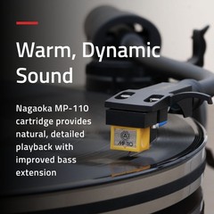 Fluance Reference High Fidelity Vinyl Turntable Record Player Nagaoka Cartridge